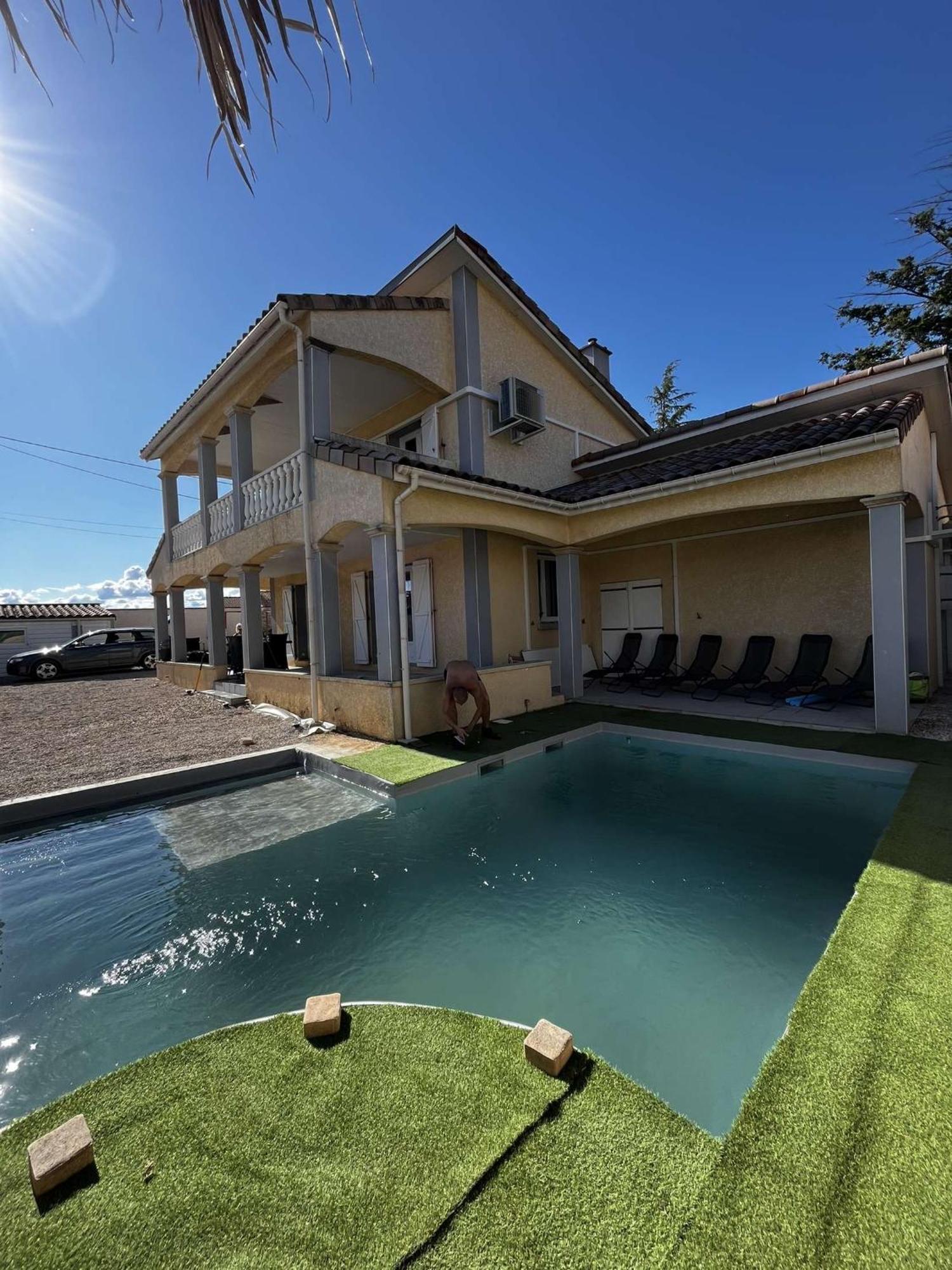 Villa Contemporaine Avec Piscine Роман-сюр-Изер Экстерьер фото